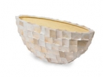 Ocean White Oval Planter