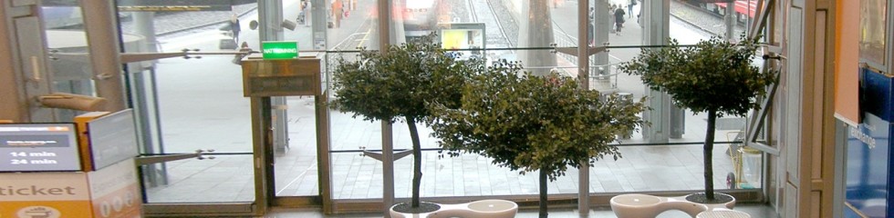 Artificial tree and planter installation Oslo